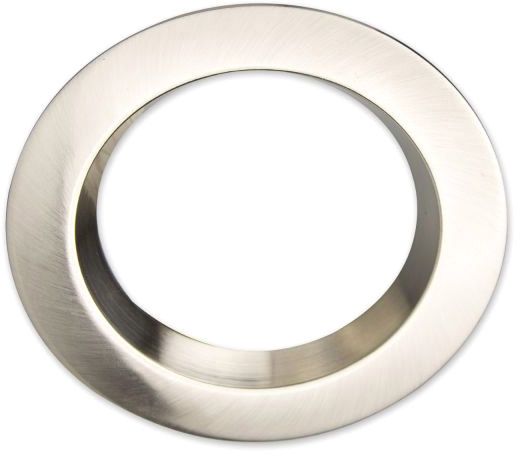 ISOLED Cover Aluminium rund chrom matt rückversetzt für Einbaustrahler Sys-90