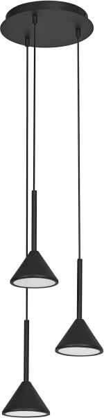 LEDVANCE Decor Fuji 3XPendant PL 13W 930 Schwarz