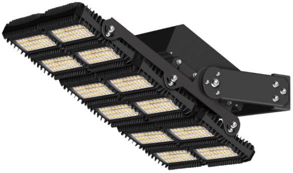 ISOLED LED Flutlicht 1.350W, 130x40° asymmetrisch, variabel, 1-10V dimmbar, neutralweiß, IP66