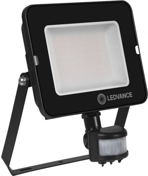 LEDVANCE FLOODLIGHT COMPACT SENSOR 50W 840 SYM 100 BK