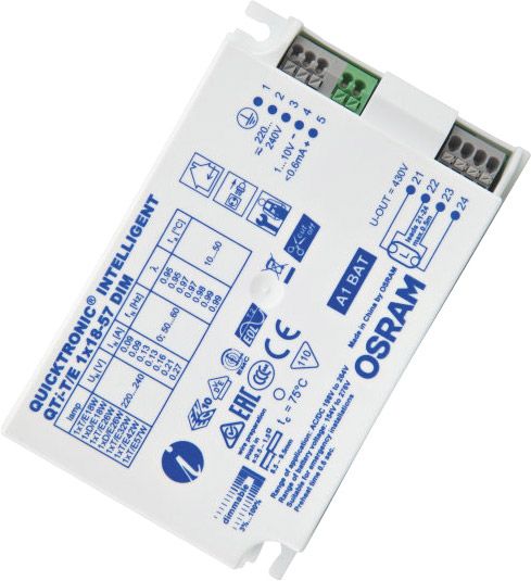 Osram QTI-T/E 1x18-57W 220-240V Dim TC-DEL