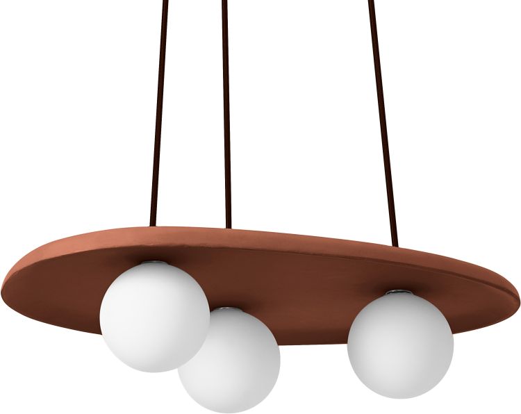 LEDVANCE Decor Clay Nest Pendelleuchte 3XG9 Braun