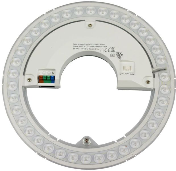 ISOLED LED Umrüstplatine 227mm, 15W, 160 lm/W, mit Haltemagnet, Color 3000|4000|6000K, dimmbar
