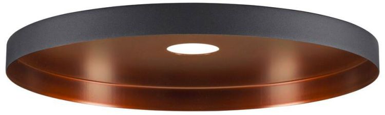 SLV LALU® PLATE 33, Leuchtenschirm, E27 Base, Mix&Match, H: 1.5 cm, schwarz / bronze