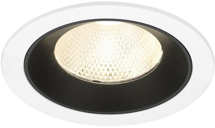 SLV NUMINOS® L, Deckeneinbauleuchte weiß/schwarz 4000 K 20°