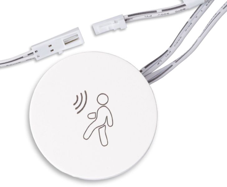ISOLED MiniAMP HF-Bewegungsmelder für versteckten Einbau, Detektion einstellbar 0.5-5m, 5-24V DC