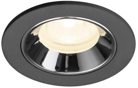 SLV NUMINOS® XS, Deckeneinbauleuchte schwarz/chrom 4000 K 40°