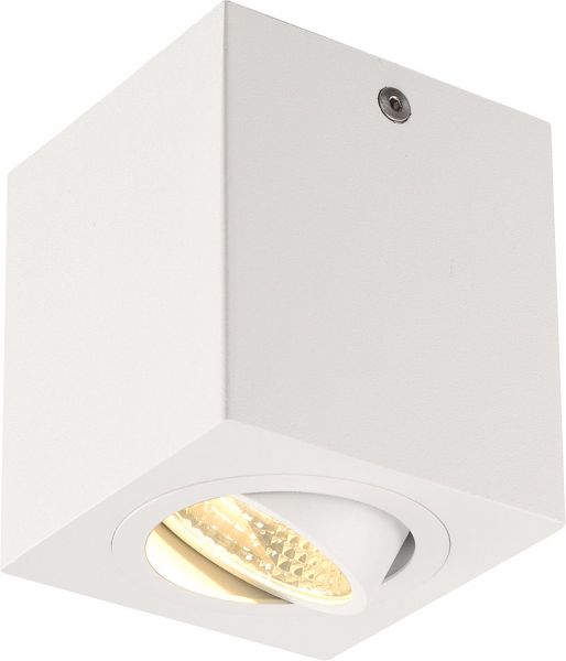 TRILEDO SQUARE CL Aufbau- downlight, mattweiss, LED, 6W, 38°, 3000K, inkl.