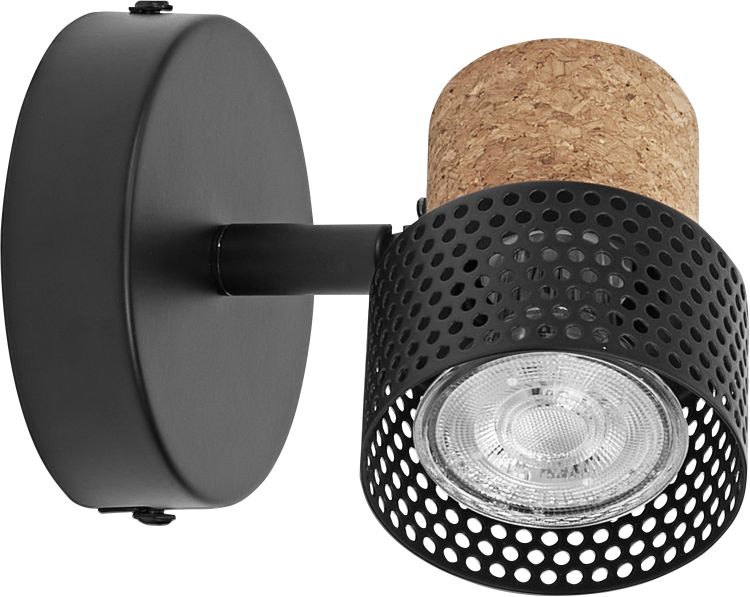 LEDVANCE Decor Spot Cork GU10 Schwarz 1x3,4W 927 DIM