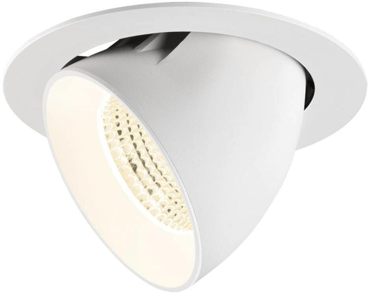 SLV NUMINOS® GIMBLE XL, Deckeneinbauleuchte,, 4000 K, 55°, weiß