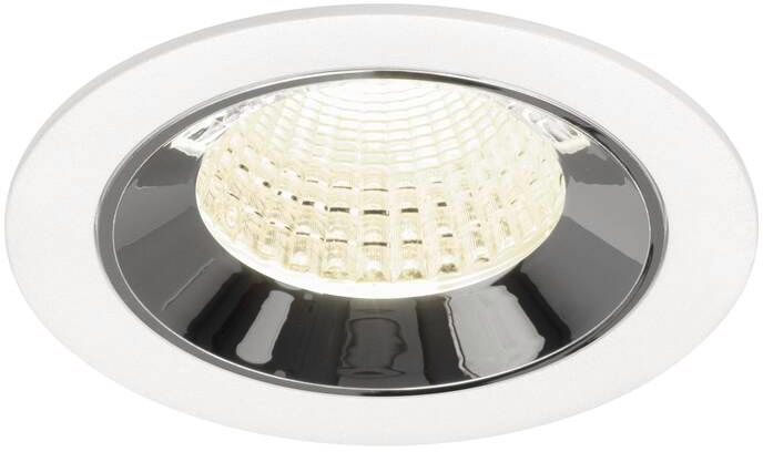 SLV NUMINOS® M, Deckeneinbauleuchte weiß/chrom 4000 K 55°