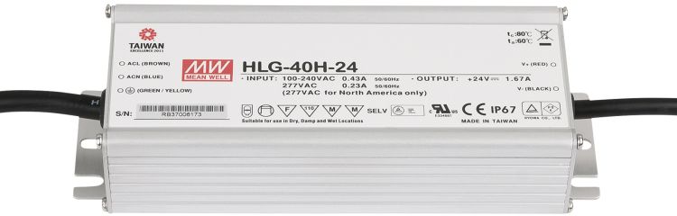 LED Power Supply IP67 24V 40W HLG-40H-24