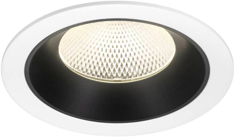 SLV NUMINOS® XL, Deckeneinbauleuchte weiß/schwarz 4000 K 40°