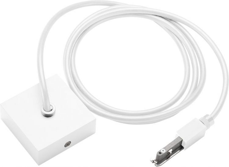 SLV EINSPEISER für D-TRACK Hochvoltschiene 2Phasen, wei, 2m Kabel