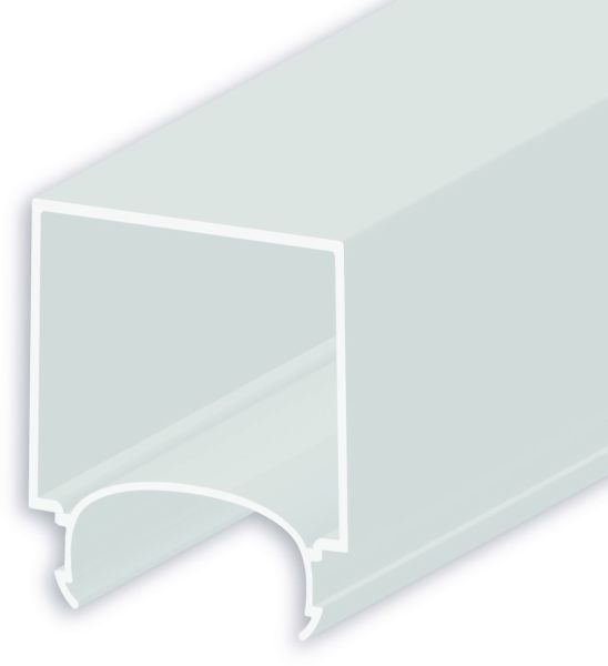 ISOLED Abdeckung COVER63 opal+, U-Form für Profil LAMP30 V1+V2, 200cm