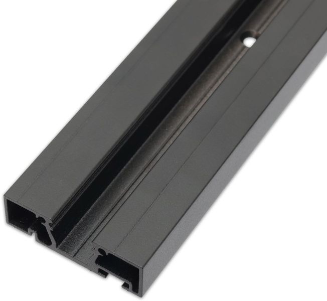 ISOLED Gardinenprofil Curtain10 ONE, schwarz RAL9005, 200cm