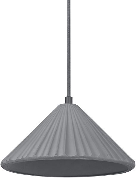 LEDVANCE Decor Betonpyramide Pendelleuchte E27 Dunkelgrau