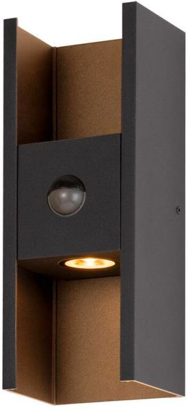 SLV FLATT II, Wandaufbauleuchte, SENSOR, 2700 K, max. 10 W, schwarz