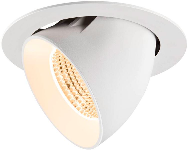 SLV NUMINOS® GIMBLE XL, Deckeneinbauleuchte,, 2700 K, 55°, weiß