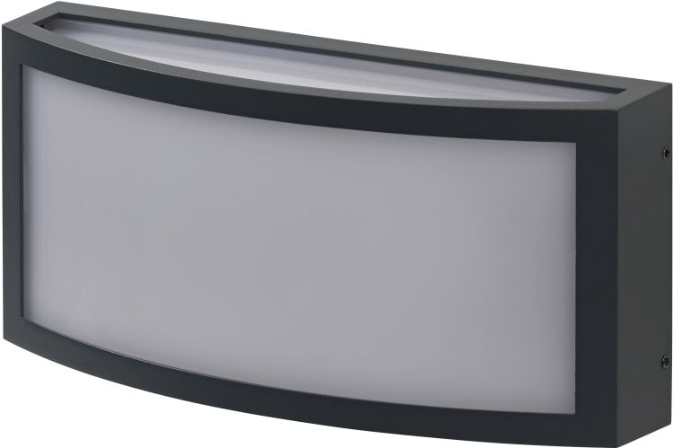 LEDVANCE Endura Classic E27 IP65 Cuadra Wandleuchte Dunkelgrau