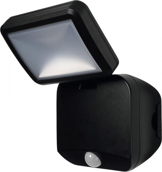 LEDVANCE Battery LED Spotlight Single Batterie Wandleuchte mit Sensor 4W / 4000K Kaltweiß Schwarz