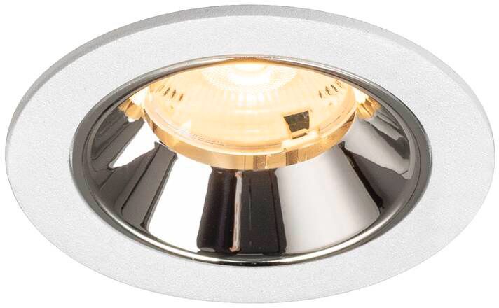 SLV NUMINOS® S, Deckeneinbauleuchte weiß/chrom 3000 K 20°