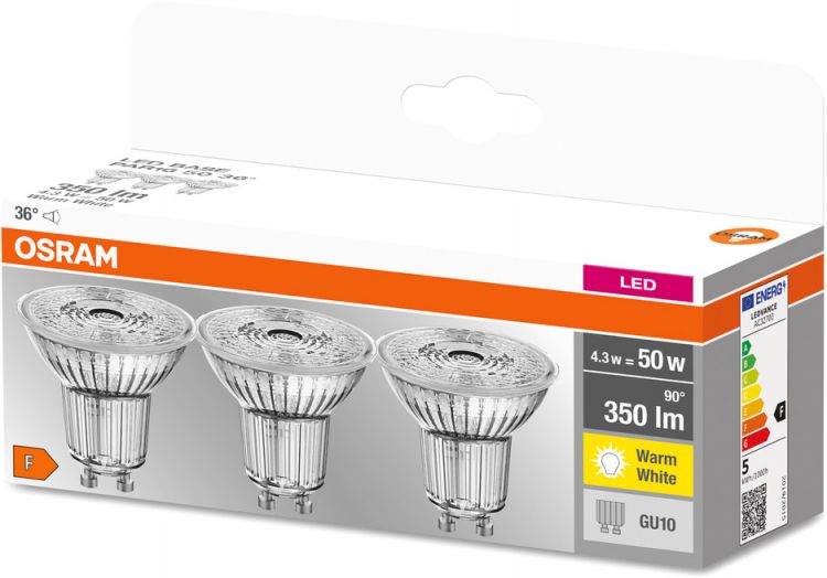 OSRAM LED BASE PAR16 50 36° 4.3 W/2700K GU10