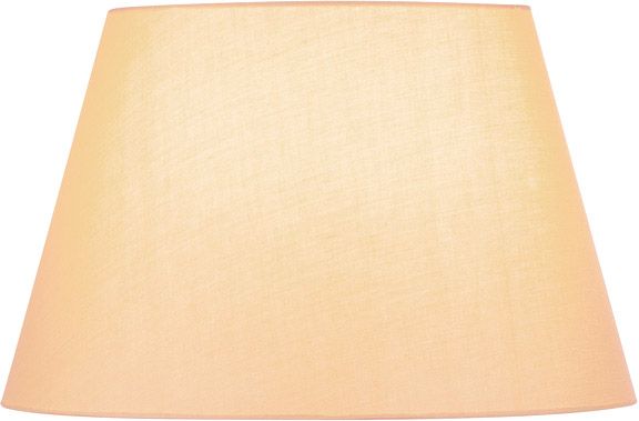 SLV FENDA Leuchtenschirm, konisch, beige, Ø/H 45,5/28 cm