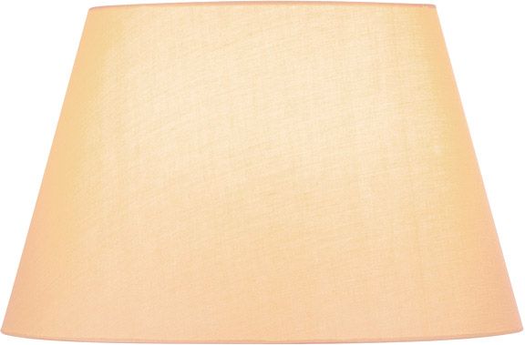 SLV FENDA Leuchtenschirm, konisch, beige, Ø/H 45,5/28 cm