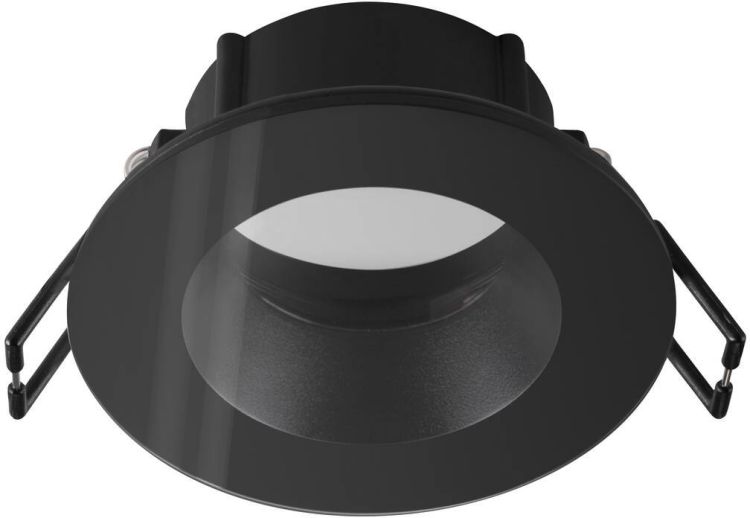 SLV NEW TRIA® 68, Deckeneinbauring, D: 8.3 H: 3.55 cm, IP 65, inkl. Glas, schwarz