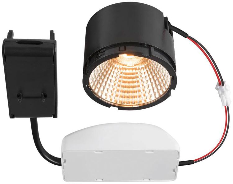 SLV NEW TRIA®, LED-Modul, rund, 2700K, 38°, PHASE, schwarz