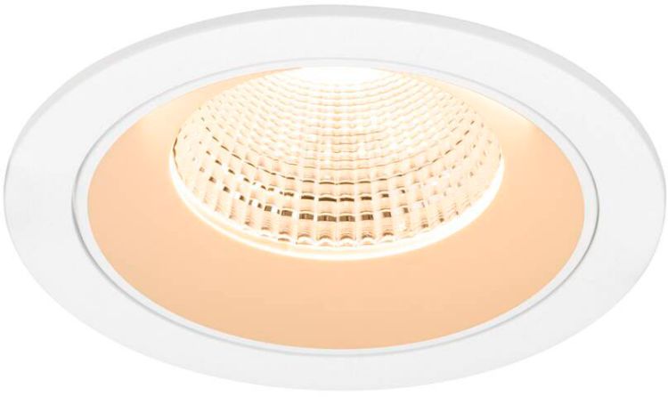 SLV NUMINOS® L, Deckeneinbauleuchte, 2700 K, 55°, IP20, rund, weiß