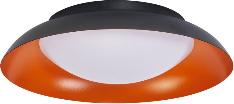 LEDVANCE Orbis Platte 310 mm 19 W 830 Click DIM Schwarz und Orange