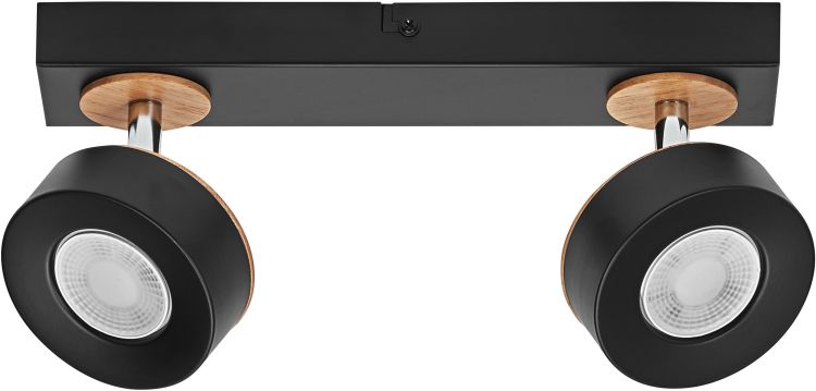 LEDVANCE Decor Spot Pluto Schwarz 2 Spot