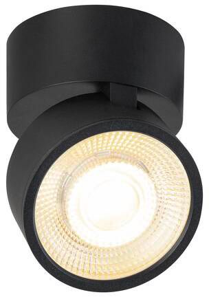 SLV KALU 2.0, Wand- und Deckenaufbauleuchte, PHASE, 3000 K, 10 W, 36°, schwarz