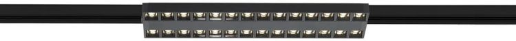 SLV SIGHT EVO, 3~ Spot, DALI, double, rechteckig, 4000K, 25 W, 60°, schwarz