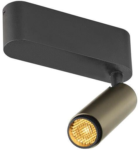 SLV GRIP! S, Deckenaufbauleuchte, single, PHASE, 3000 K, 11 W, 29°, bronze / schwarz