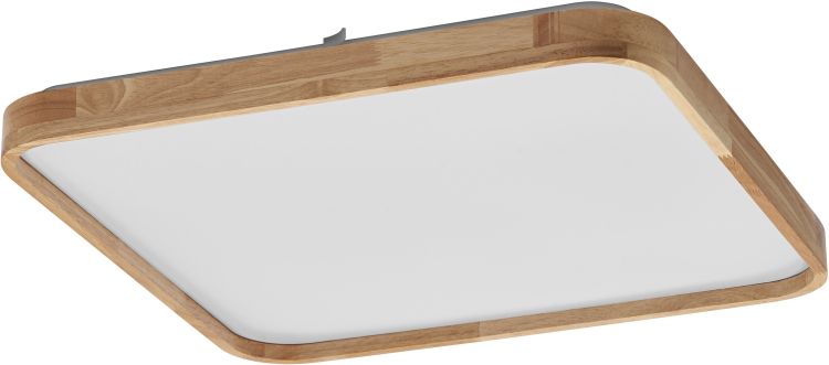 LEDVANCE Orbis Alicia 495 x 495 mm, 36 W, 830 lm, Click DIM, Holzoptik