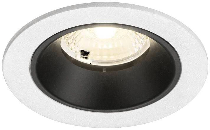 SLV NUMINOS® S, Deckeneinbauleuchte weiß/schwarz 4000 K 40°