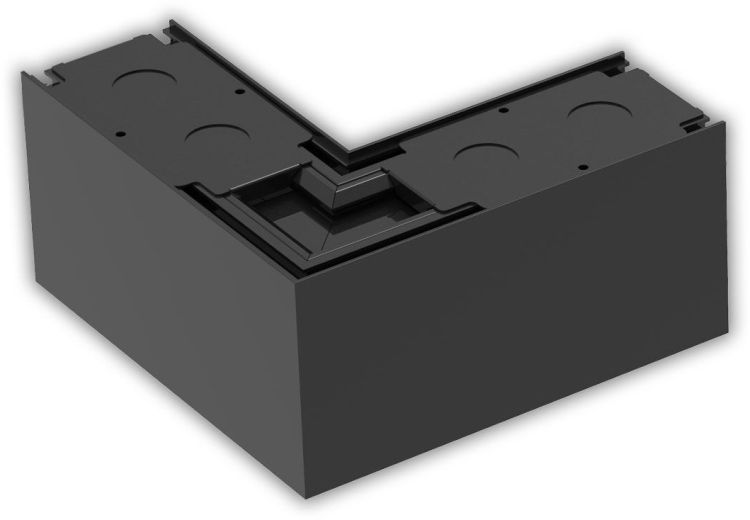 ISOLED L-Verbinder für Aufbau/Hängeleuchte LINKLINE50 schwarz