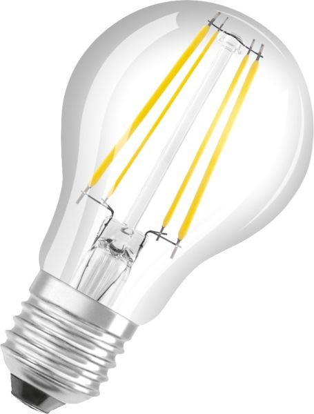 OSRAM LED-LAMPEN ENERGIEKLASSE A ENERGIEEFFIZIENZ GLÜHFADEN CLASSIC A 60 CL 4 W/3000 K E27 FIL