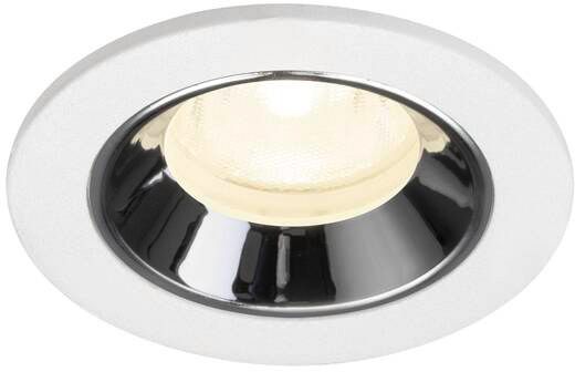 SLV NUMINOS® XS, Deckeneinbauleuchte weiß/chrom 4000 K 40°