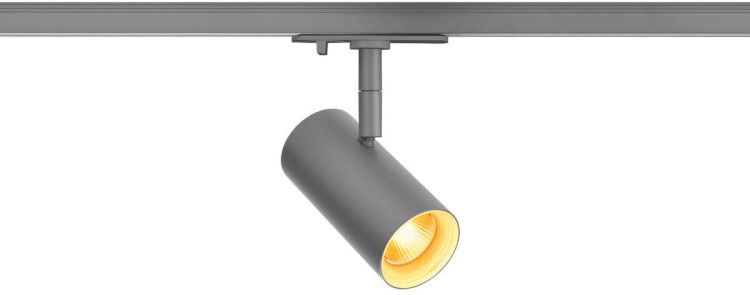 SLV NOBLO® SPOT, 1~ Spot, rund, 2000-3000K, 8.4 W, Dim-to-Warm, Phasenabschnitt, 36°, grau