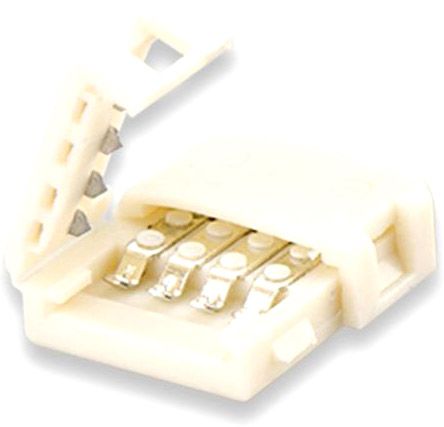 ISOLED Clip-Verbinder (max. 5A) für 2-pol. IP20 Flexstripes mit Breite 10mm, Pitch-Abstand &gt;12mm