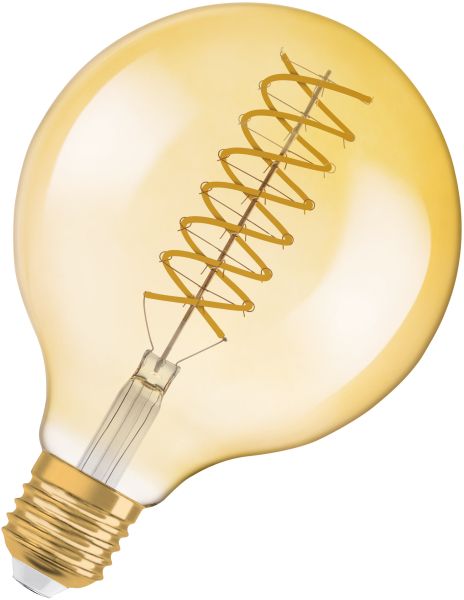 OSRAM Vintage 1906 Globe 60 Glühfaden DIM 8,8 W 824 Gold E27