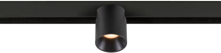 SLV FIXT-IT!, 48V, DALI, rund, Surface mounted track, Spot, 2700K, 6.6 W, 36°, schwarz / schwarz