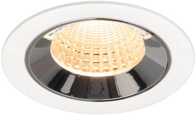SLV NUMINOS® M, Deckeneinbauleuchte weiß/chrom 2700 K 55°