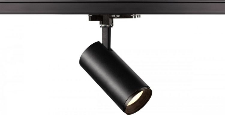 SLV NUMINOS, spot pour rail 3 allumages, intérieur, 60°, noir, LED, 20,1W, 4000K, variable Dali