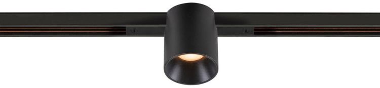 SLV FIXT-IT!, 48V, DALI, rund, Standard track, Spot, 2700K, 6.6 W, 36°, schwarz / schwarz