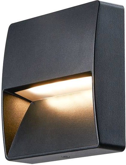 SLV DOWNUNDER OUT, square WL Outdoor LED Wandeinbauleuchte, anthrazit, 300